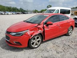 Salvage cars for sale at Hueytown, AL auction: 2017 Chevrolet Cruze Premier