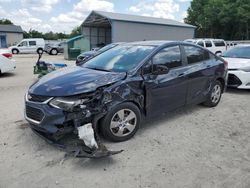 Salvage cars for sale from Copart Midway, FL: 2016 Chevrolet Cruze LS
