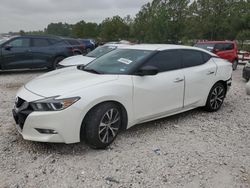 Salvage cars for sale at Houston, TX auction: 2016 Nissan Maxima 3.5S