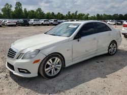 Salvage cars for sale from Copart Houston, TX: 2011 Mercedes-Benz E 350 Bluetec