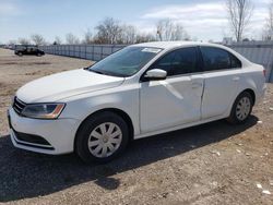 Salvage cars for sale at London, ON auction: 2015 Volkswagen Jetta Base