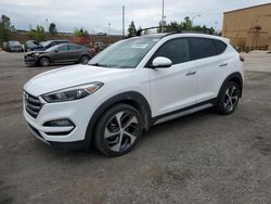 Salvage cars for sale from Copart Gaston, SC: 2017 Hyundai Tucson Limited