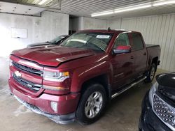 Salvage trucks for sale at Cicero, IN auction: 2017 Chevrolet Silverado K1500 LT
