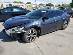 Salvage cars for sale from Copart Sacramento, CA: 2017 Nissan Maxima 3.5S