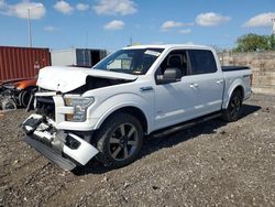 Salvage cars for sale from Copart Homestead, FL: 2016 Ford F150 Supercrew