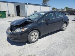 Salvage cars for sale from Copart Tulsa, OK: 2014 Honda Civic LX