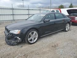 Salvage cars for sale from Copart Louisville, KY: 2014 Audi A8 L Quattro