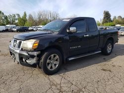 Salvage cars for sale from Copart Portland, OR: 2005 Nissan Titan XE