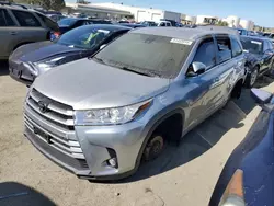 Salvage cars for sale at Martinez, CA auction: 2017 Toyota Highlander SE