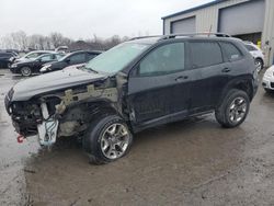 Salvage cars for sale at Duryea, PA auction: 2019 Jeep Cherokee Trailhawk