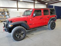 Salvage cars for sale at Byron, GA auction: 2019 Jeep Wrangler Unlimited Sport