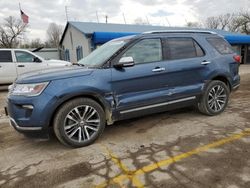 Ford Explorer salvage cars for sale: 2018 Ford Explorer Platinum