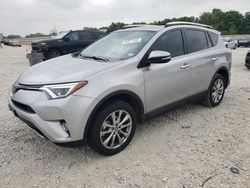Salvage cars for sale from Copart New Braunfels, TX: 2016 Toyota Rav4 Limited
