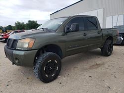 Salvage cars for sale at Apopka, FL auction: 2005 Nissan Titan XE