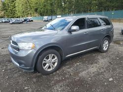 Salvage cars for sale at Graham, WA auction: 2012 Dodge Durango Crew