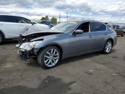 Salvage cars for sale at Denver, CO auction: 2012 Infiniti G37 Base