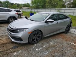 Salvage cars for sale at Fairburn, GA auction: 2021 Honda Civic Sport