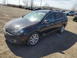 Salvage cars for sale from Copart Montreal Est, QC: 2013 Volkswagen Jetta TDI