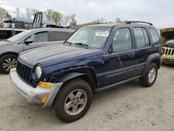 Salvage cars for sale from Copart Spartanburg, SC: 2006 Jeep Liberty Sport