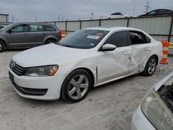 Salvage cars for sale at Haslet, TX auction: 2012 Volkswagen Passat SE