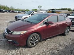 Honda Civic EX salvage cars for sale: 2014 Honda Civic EX