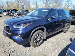 Salvage cars for sale at Marlboro, NY auction: 2021 Toyota Highlander XLE