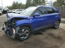 Salvage cars for sale at Denver, CO auction: 2022 Hyundai Venue SEL