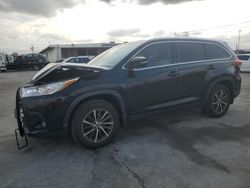 Salvage cars for sale from Copart Sun Valley, CA: 2019 Toyota Highlander SE