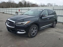 Salvage cars for sale from Copart Assonet, MA: 2019 Infiniti QX60 Luxe