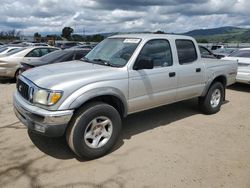 Salvage cars for sale from Copart San Martin, CA: 2002 Toyota Tacoma Double Cab Prerunner