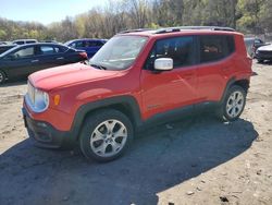 Jeep Vehiculos salvage en venta: 2016 Jeep Renegade Limited