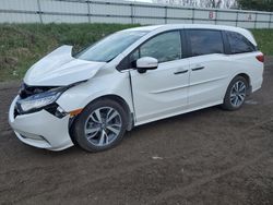 Salvage cars for sale at Davison, MI auction: 2022 Honda Odyssey Touring