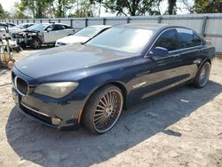 Salvage cars for sale at Riverview, FL auction: 2011 BMW 750 I