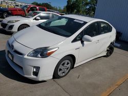 Salvage cars for sale at Sacramento, CA auction: 2011 Toyota Prius