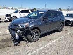 Salvage cars for sale at Van Nuys, CA auction: 2018 Toyota Rav4 HV SE