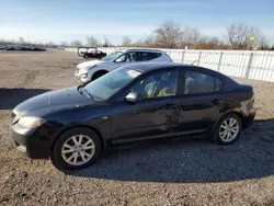 Salvage cars for sale from Copart London, ON: 2008 Mazda 3 I