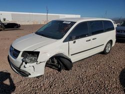 Salvage cars for sale from Copart Phoenix, AZ: 2012 Dodge Grand Caravan SE