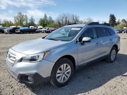 Subaru salvage cars for sale: 2017 Subaru Outback 2.5I Premium