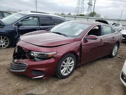 Salvage cars for sale at Elgin, IL auction: 2016 Chevrolet Malibu LT