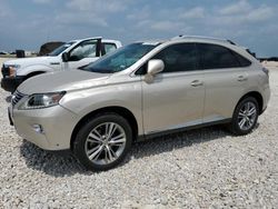 Salvage cars for sale from Copart Temple, TX: 2015 Lexus RX 350
