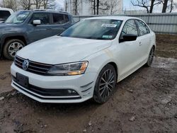 Salvage cars for sale from Copart Central Square, NY: 2015 Volkswagen Jetta SE