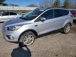 Salvage cars for sale at Davison, MI auction: 2018 Ford Escape SE