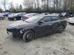 Salvage cars for sale from Copart Waldorf, MD: 2017 Nissan Maxima 3.5S