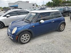 Salvage cars for sale from Copart Opa Locka, FL: 2004 Mini Cooper