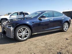 Salvage cars for sale at Brighton, CO auction: 2013 Tesla Model S