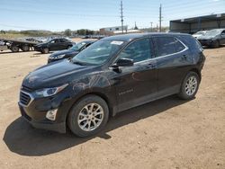 Salvage cars for sale at Colorado Springs, CO auction: 2018 Chevrolet Equinox LT