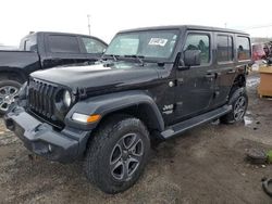 Jeep salvage cars for sale: 2019 Jeep Wrangler Unlimited Sport