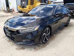 Salvage cars for sale at Pekin, IL auction: 2018 Honda Accord Sport