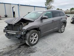 Salvage cars for sale at Tulsa, OK auction: 2015 Toyota Highlander XLE