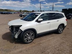 Salvage cars for sale at Colorado Springs, CO auction: 2018 Honda Pilot Touring